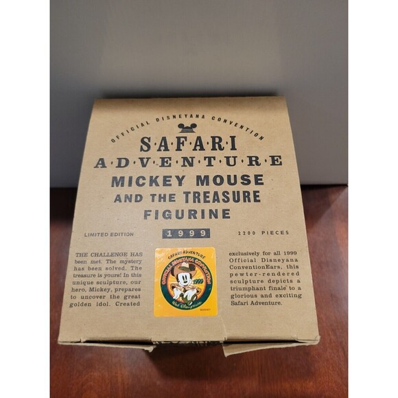 Disneyana 1999 Safari Adventure Convention Mickey Mouse and the Treasure Figure - Picture 13 of 14
